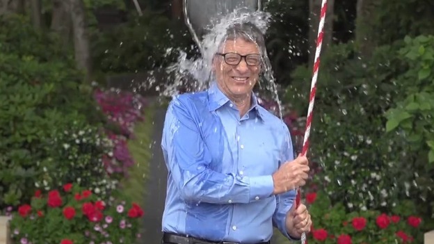 He did it Bill Gates takes on viral ice bucket challenge after