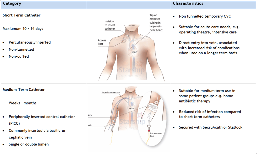 Intravenous Catheter Types