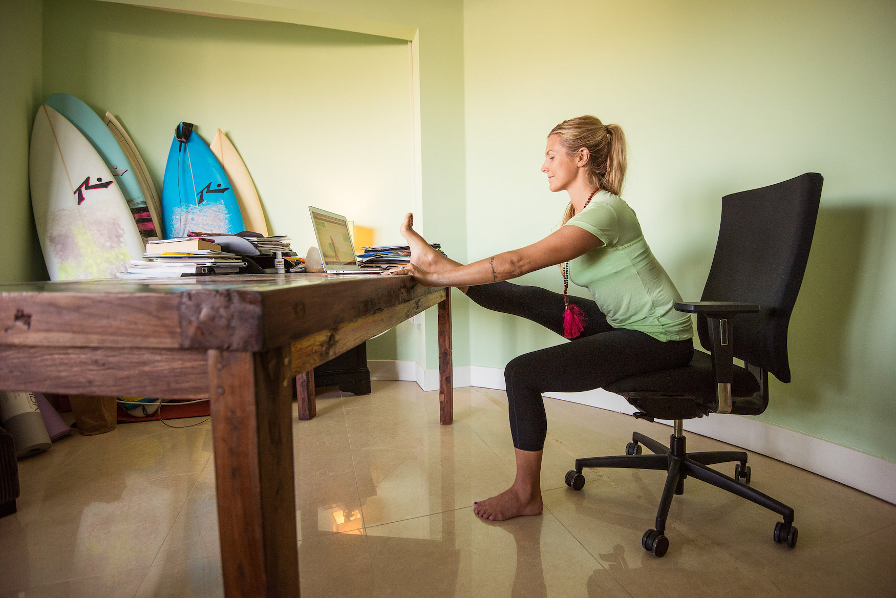 Chair Hamstring Stretch Another Home Image Ideas