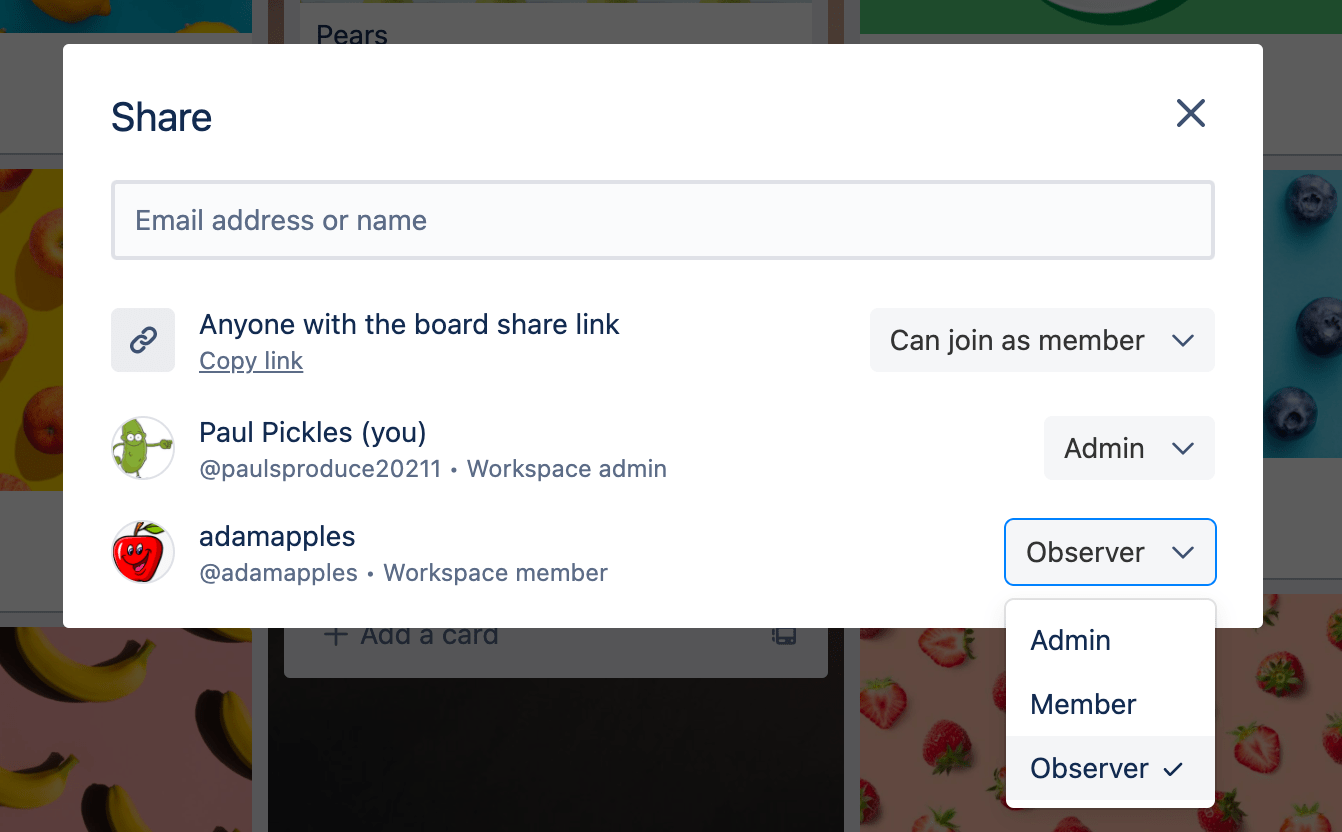 Adding observers to boards Trello Atlassian Support