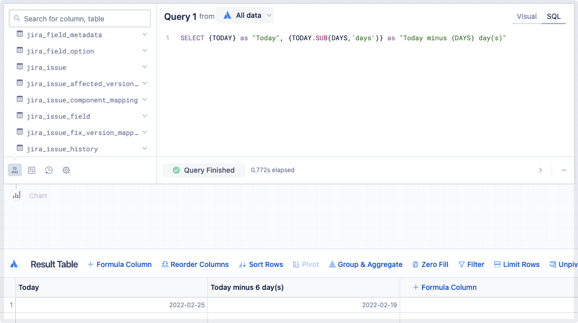 Date and time functions for variables Atlassian Analytics Atlassian