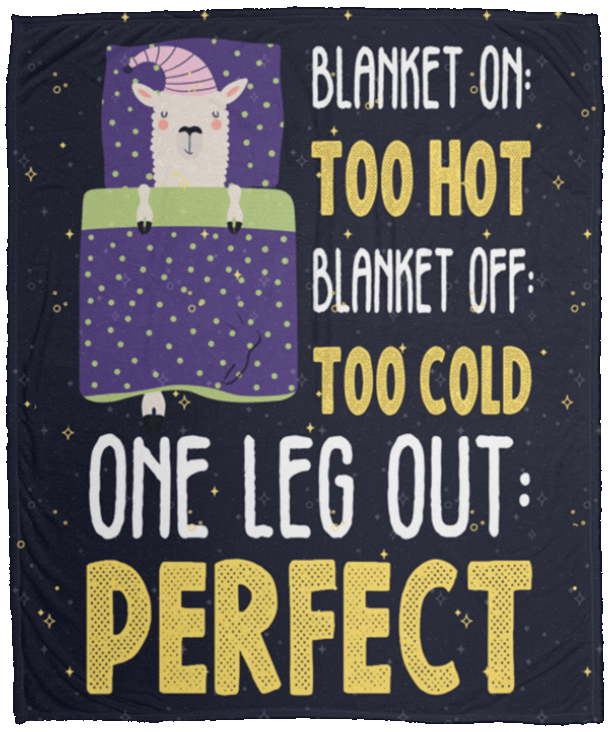 Sheep Blanket Sheep Blanket On Too Hot Blanket Off Too Cold Blanket CubeBik