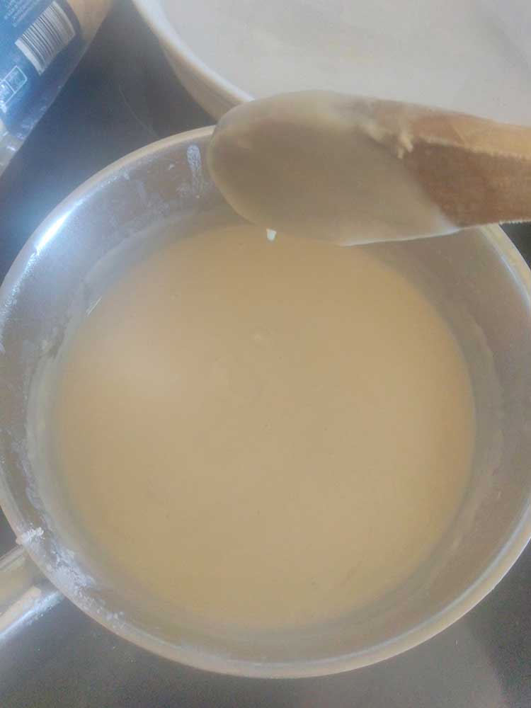 Sauce béchamel au lait d’avoine
