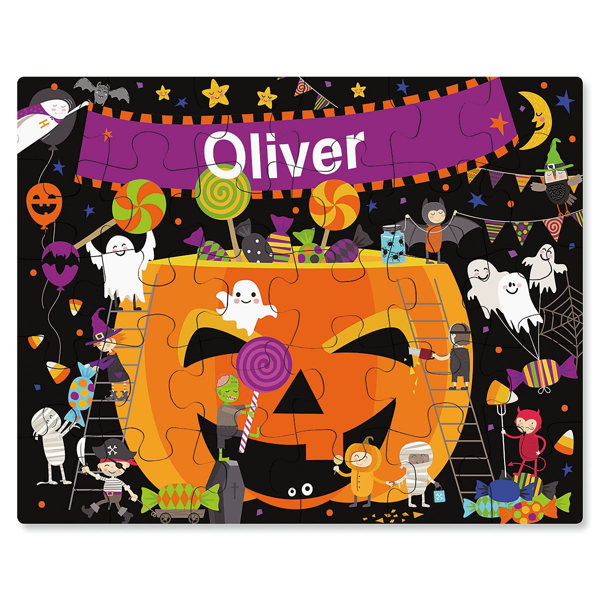 Personalized Halloween Dance Party 30Piece Puzzle Current Catalog