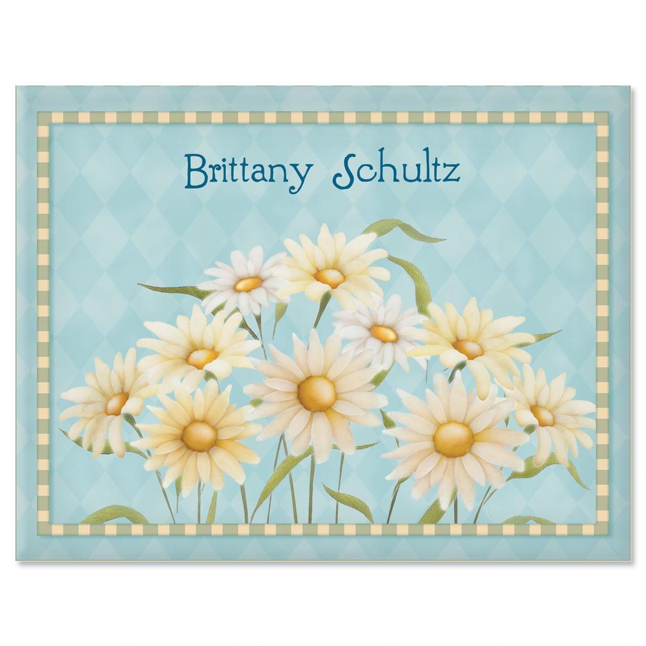 Daisy Personalized Note Cards Current Catalog
