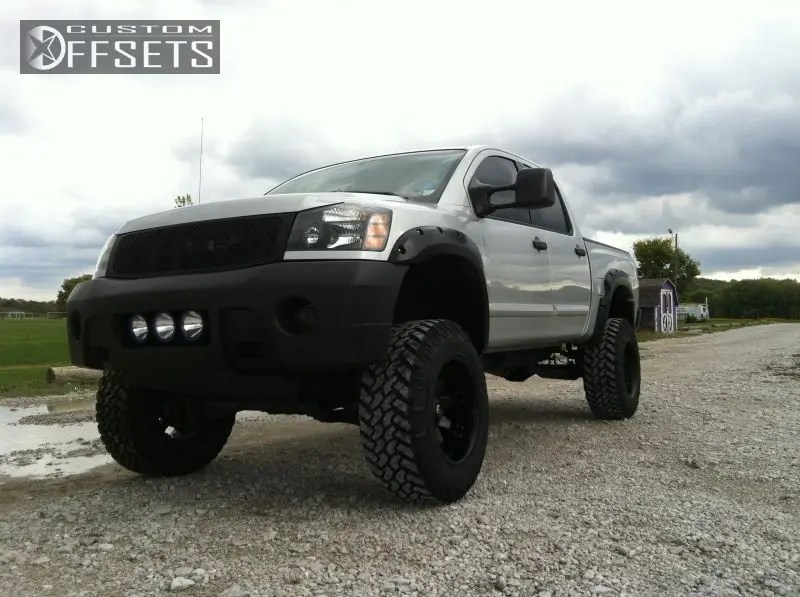 Wheel Offset 2004 Nissan Titan Super Aggressive 3 Suspension Lift 9