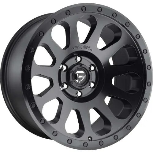 Fuel Vector Matte Black with Simulated Bead Lock 20x10 18mm with