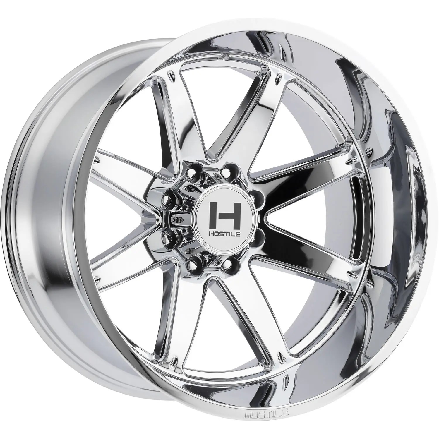Hostile Alpha 20x10 19 Chrome H1092010613547C Custom Offsets