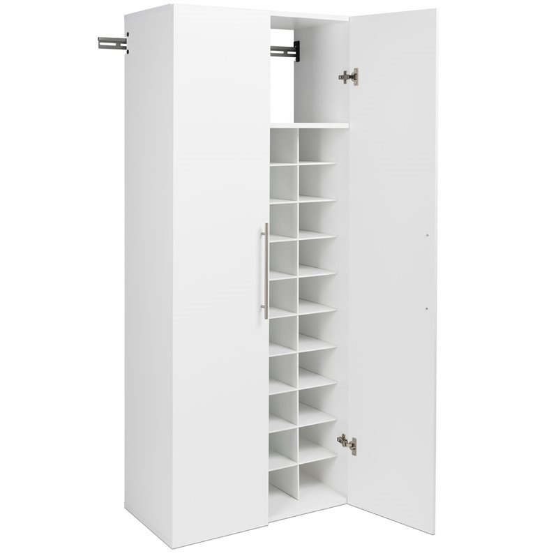 Prepac HangUps 30" Wall Mounted Garage Storage Wood Shoe in