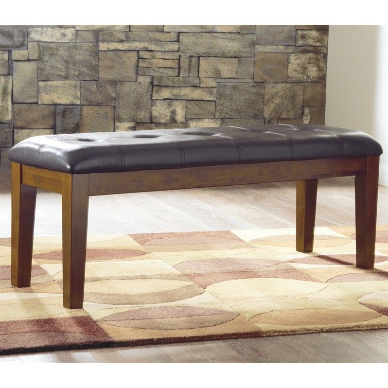 ashley furniture ralene dining room bench in medium brown d59400