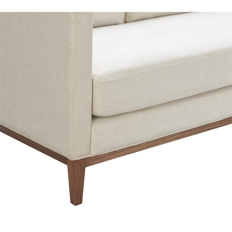 Tommy Hilfiger Guilford Sofa with Solid Wood Base Coastal Cream