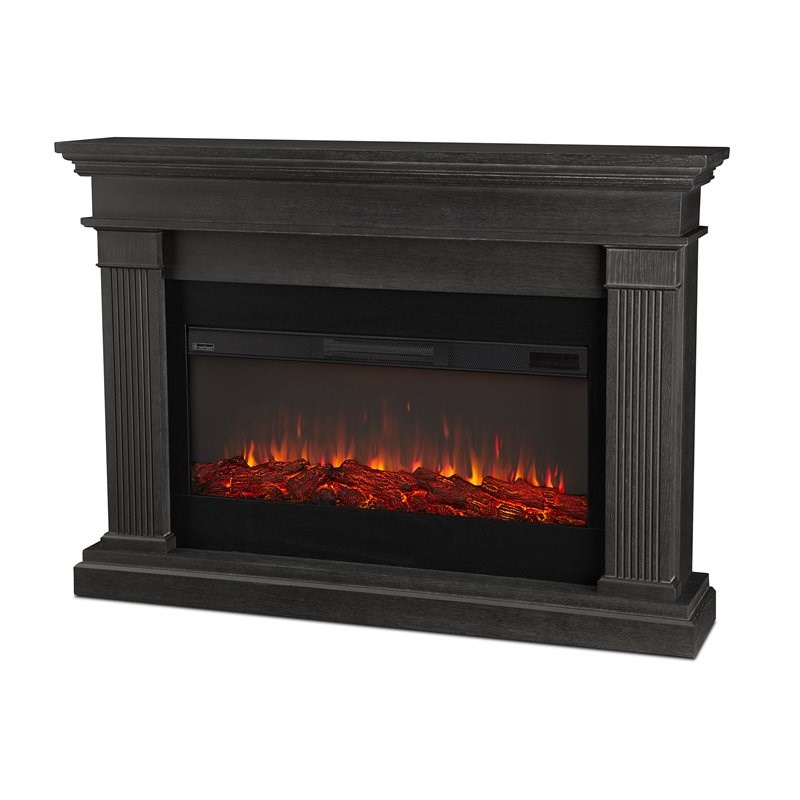 Real Flame Beau Electric Fireplace in Gray Homesquare
