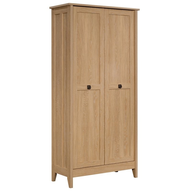 Sauder August Hill Engineered Wood Tall Storage in Dover Oak