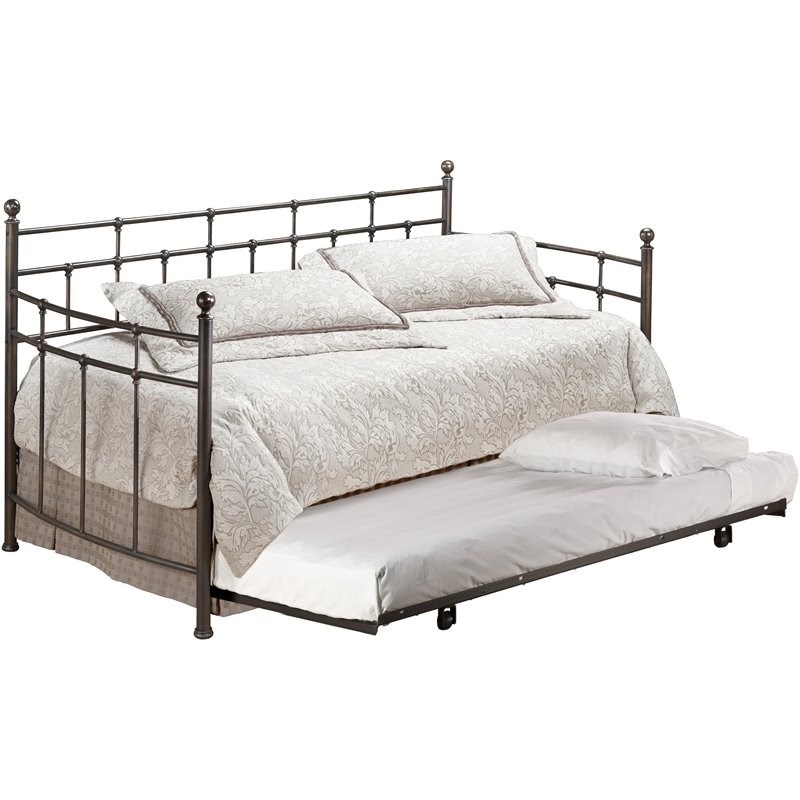 hillsdale providence metal spindle daybed with suspension deck and