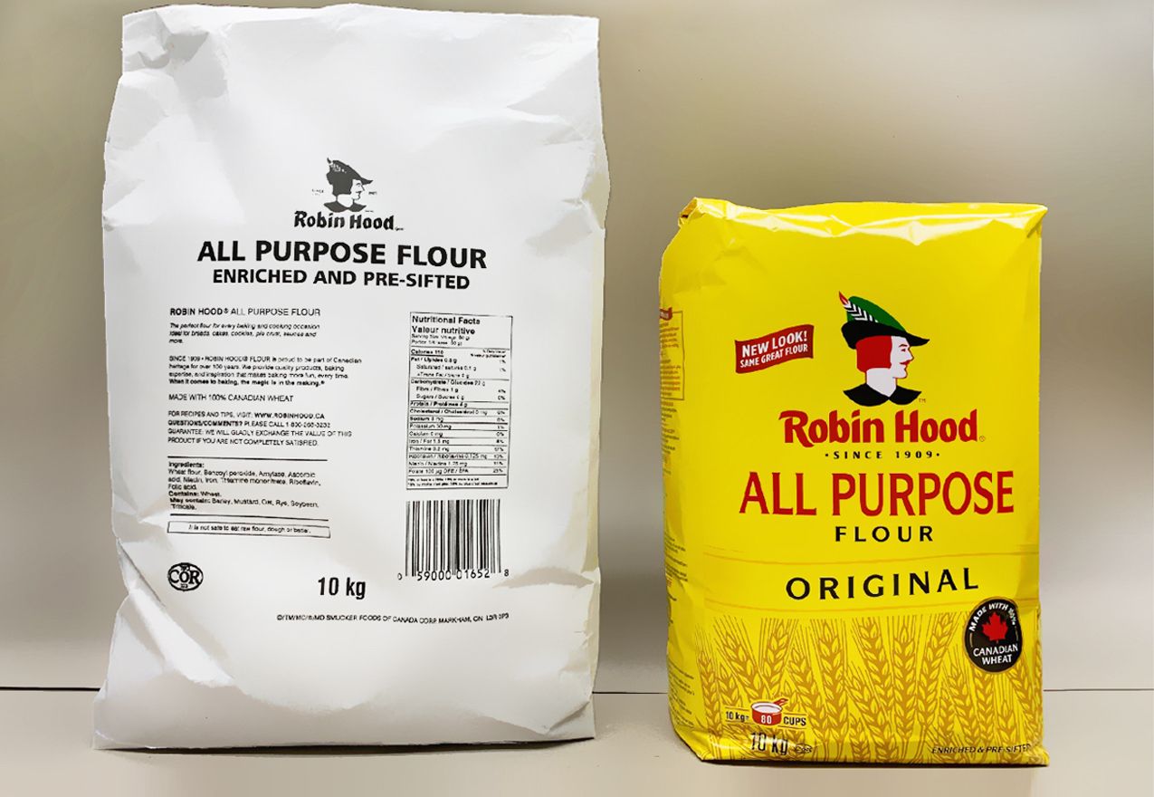 Robin Hood switches to white flour bags to restock shelves faster Dished