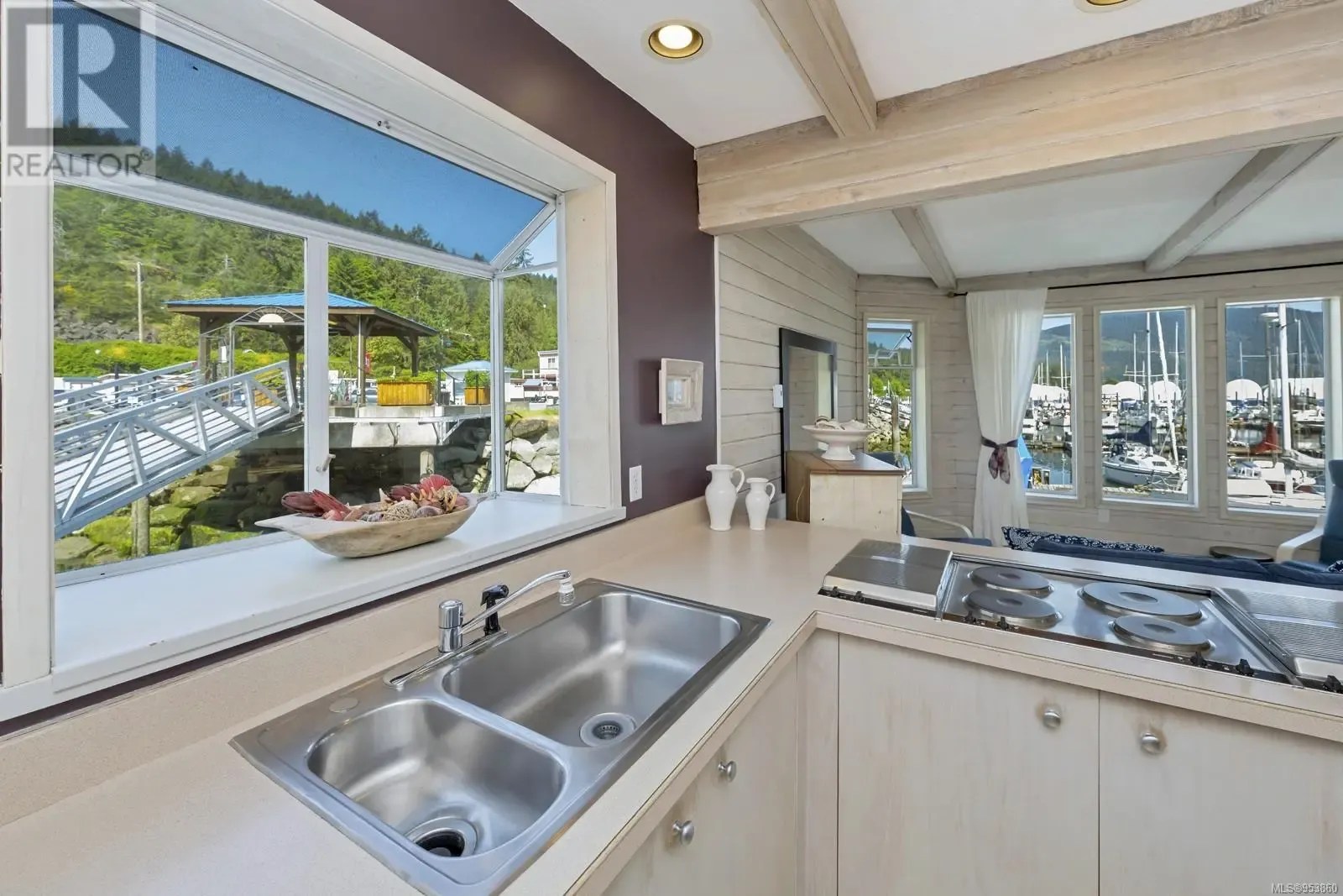 The "ultimate float home" just hit the market on Vancouver Island