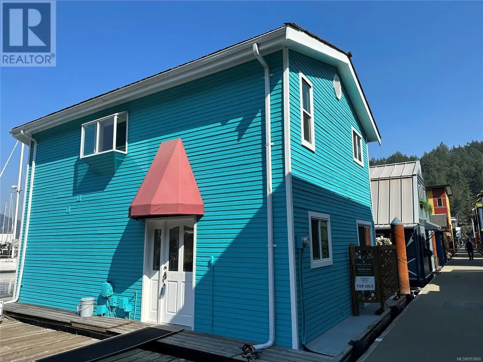 The "ultimate float home" just hit the market on Vancouver Island