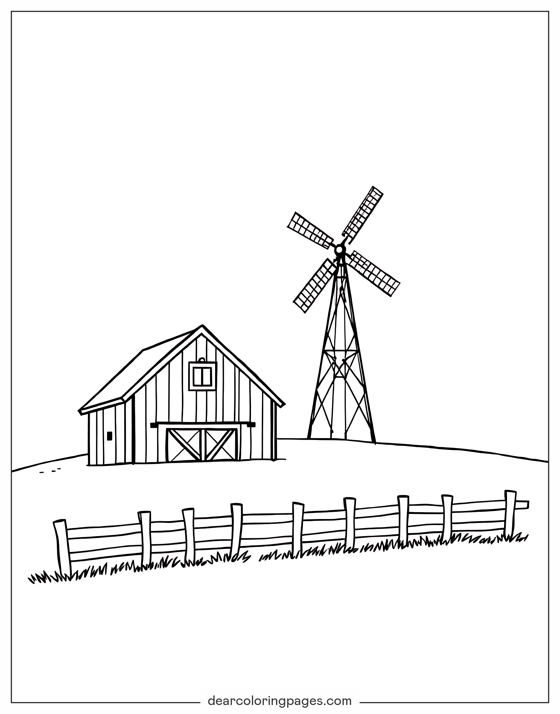 Farm Coloring Pages 20 Free Printable AIGenerated Designs