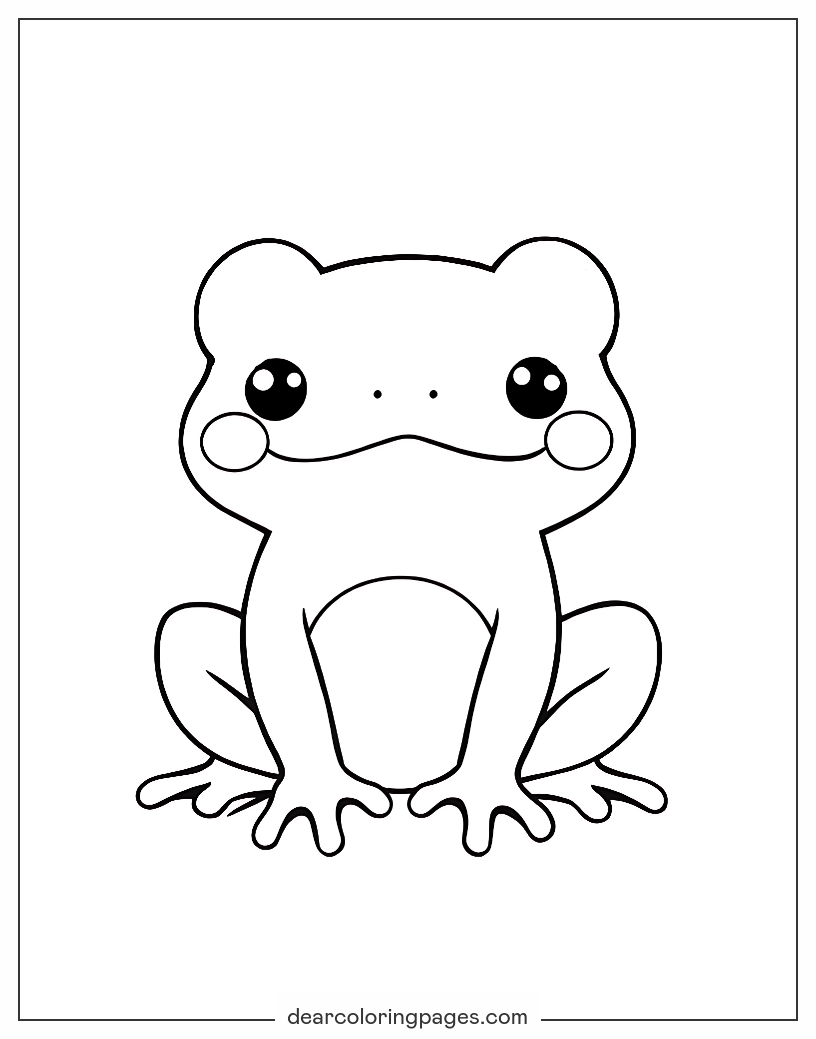 Frog Coloring Pages 19 Free Printable Coloring Pages