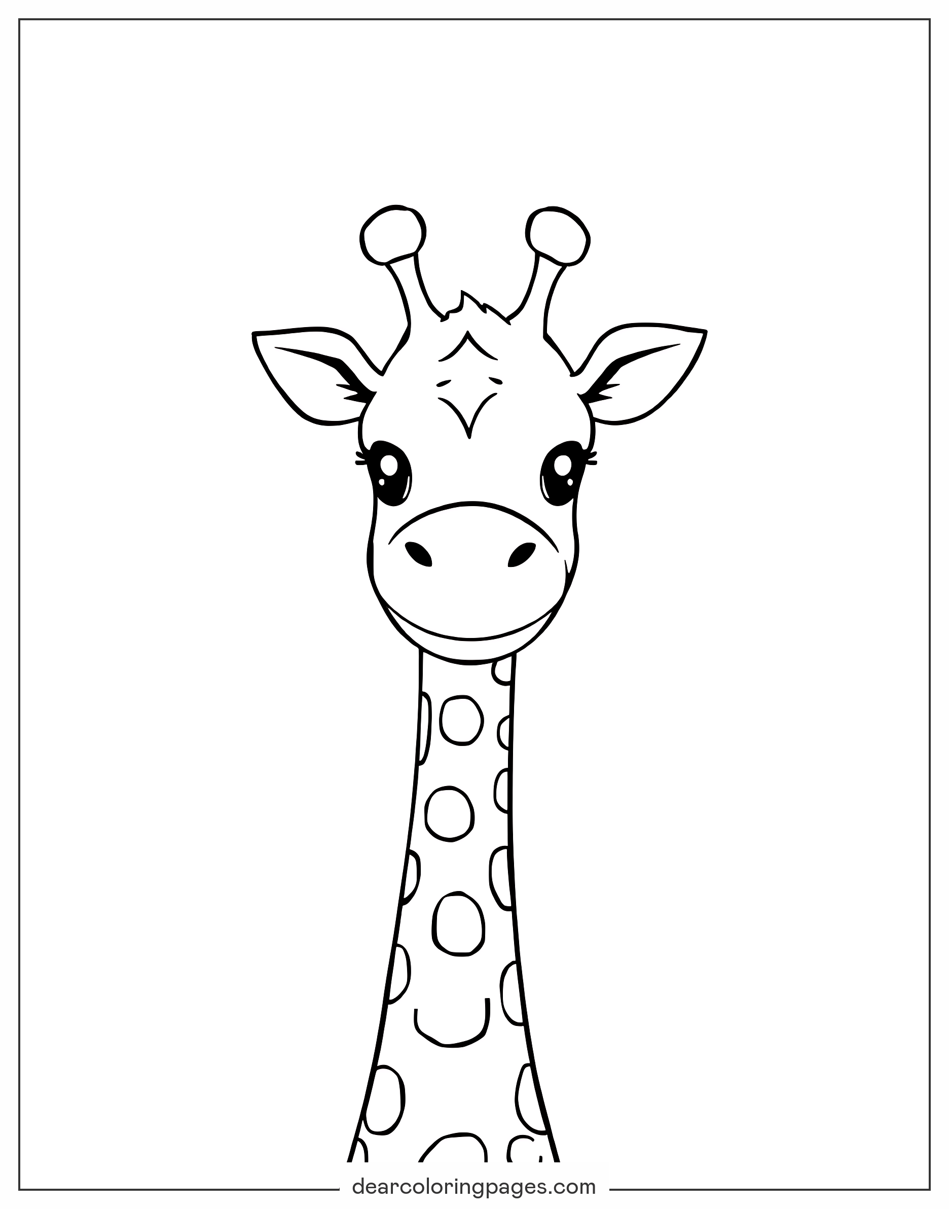 Giraffe Coloring Pages 16 Free Printable AIGenerated Designs