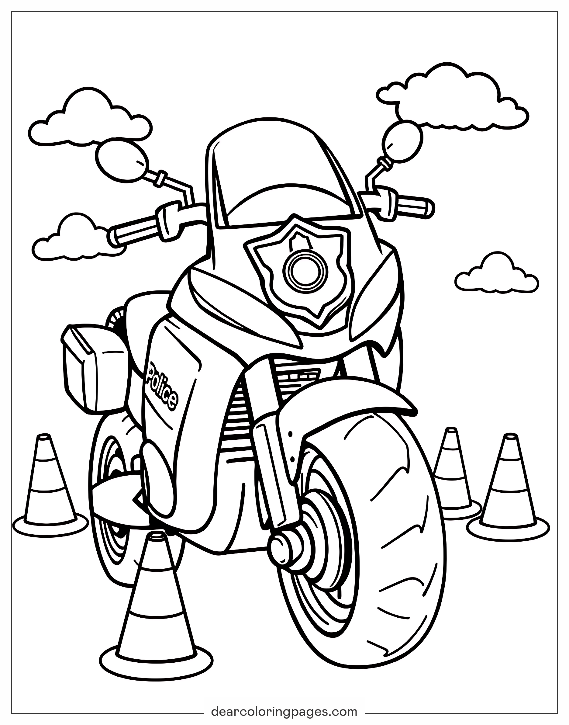 Motorcycle Coloring Pages 13 Free Printable Coloring Pages