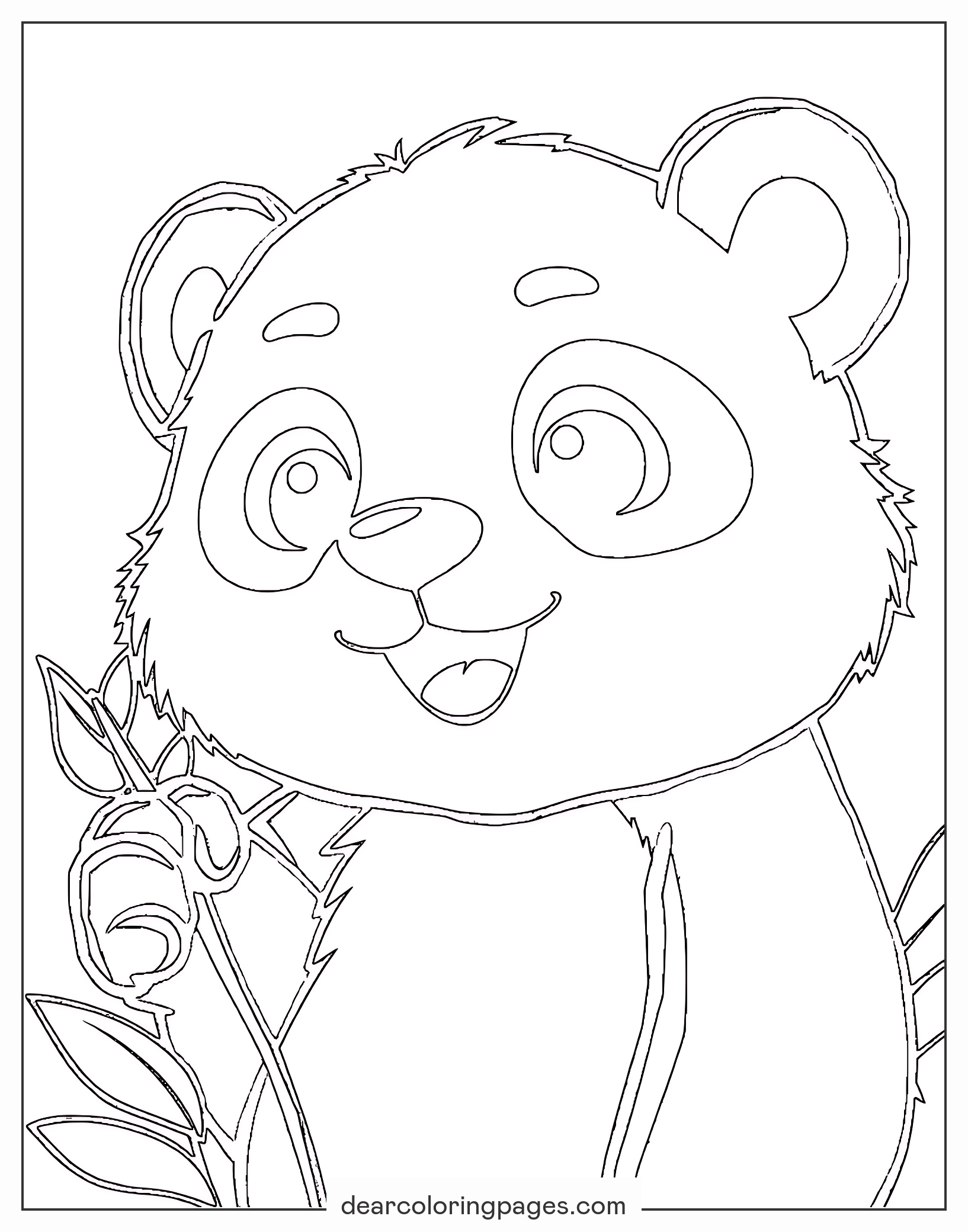 Panda Coloring Pages 21 Free Printable Coloring Pages