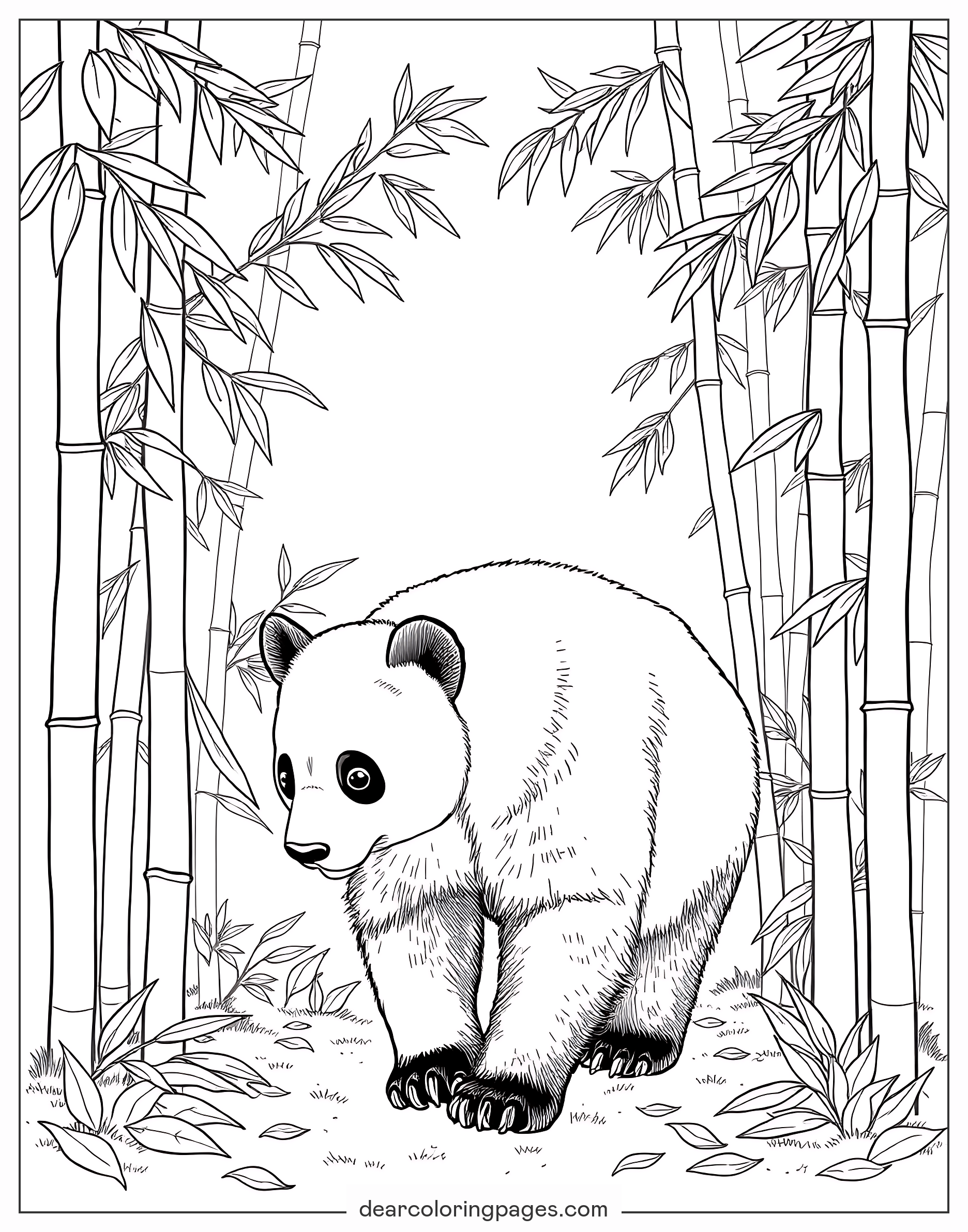 Panda Coloring Pages 21 Free Printable Coloring Pages