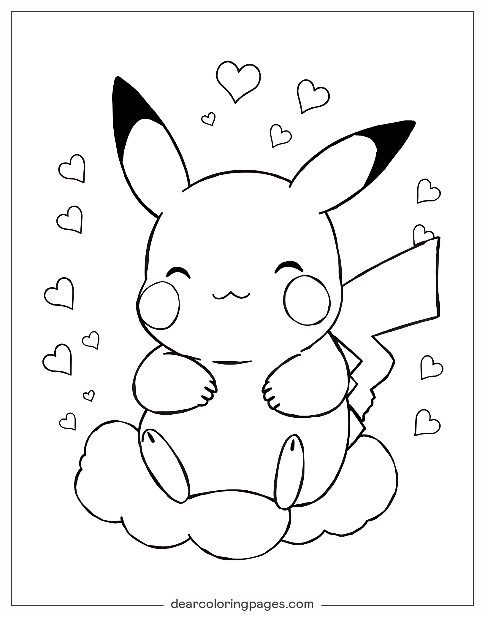 Pikachu Coloring Pages 37 Free Printable Coloring Pages