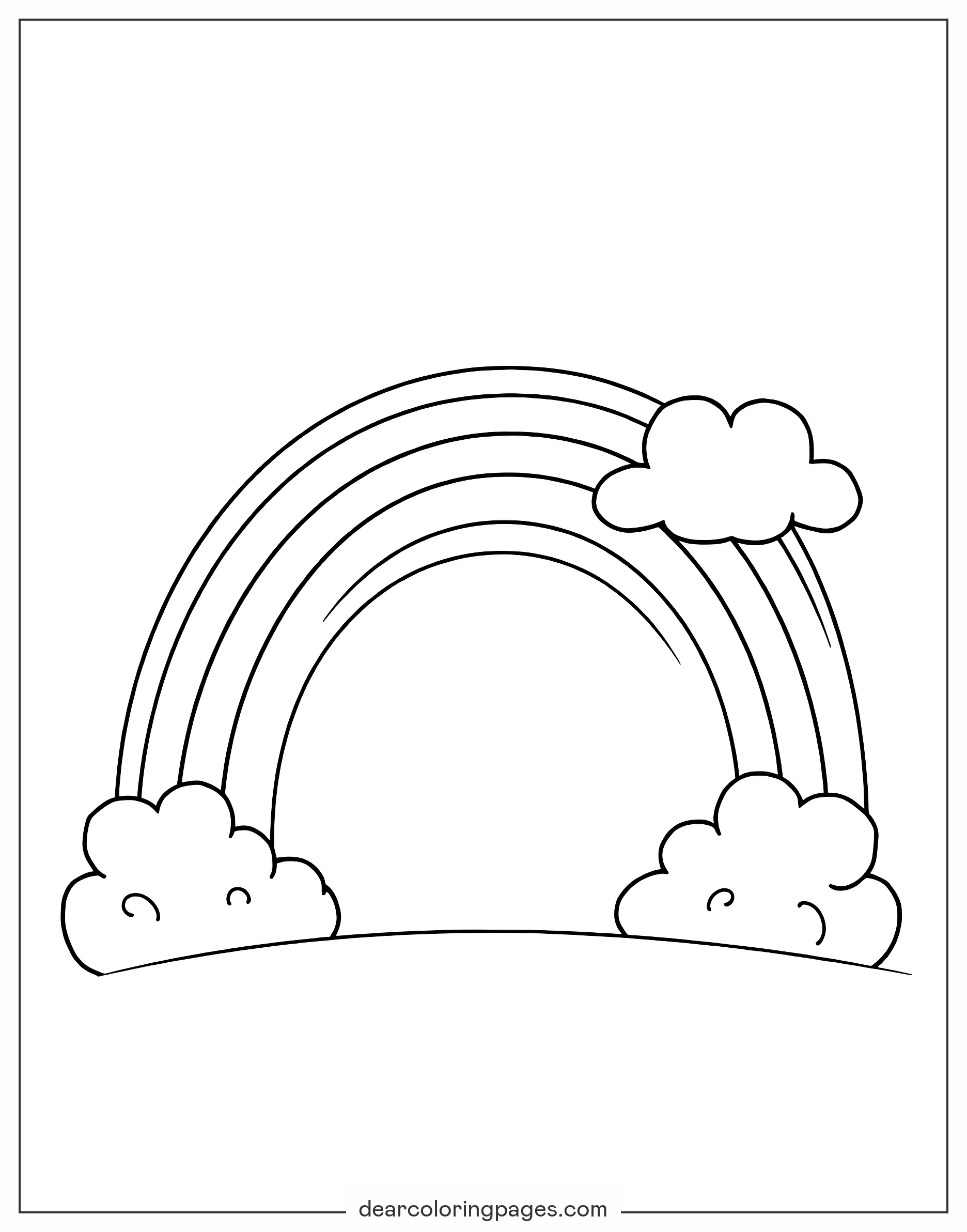 Rainbow Coloring Pages 14 Free Printable AIGenerated Designs