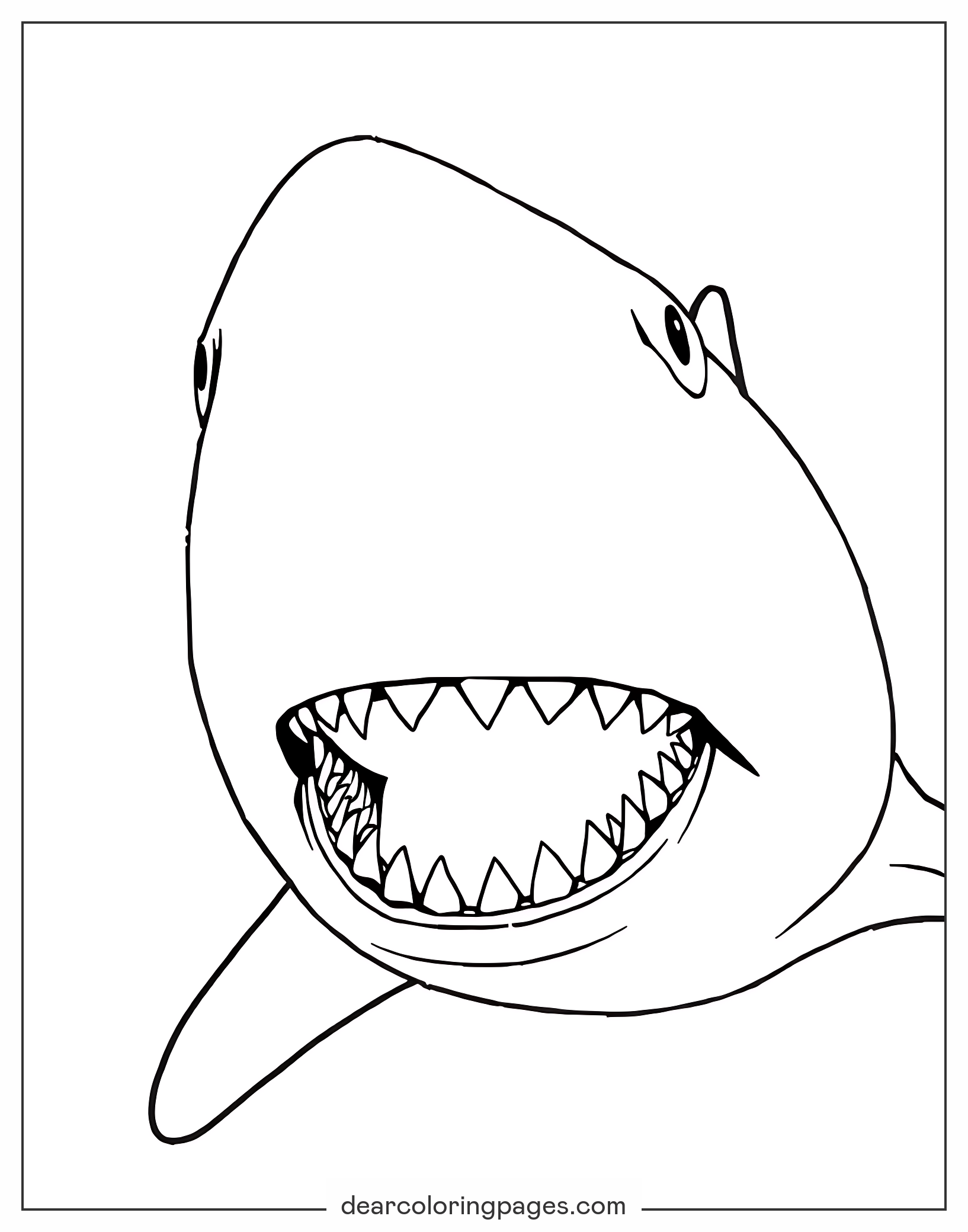 Shark Coloring Pages 12 Free Printable AIGenerated Designs