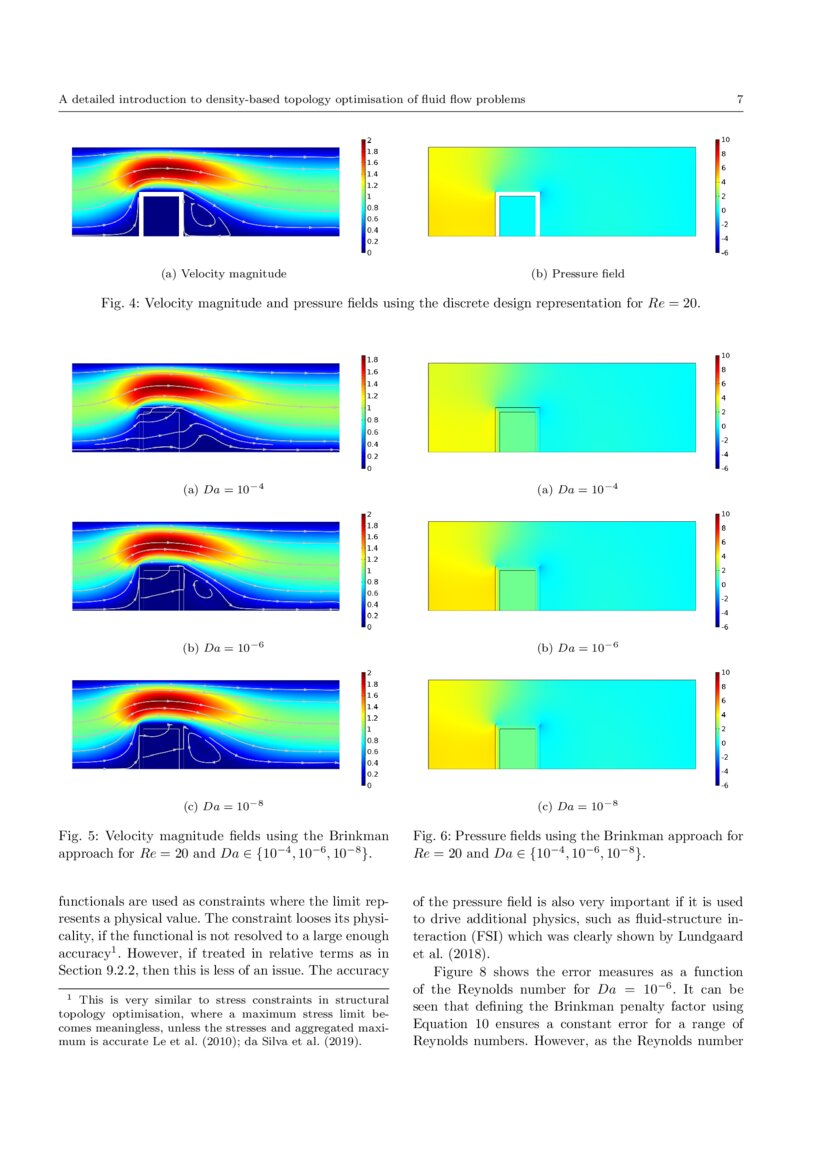 A detailed introduction to densitybased topology optimisation of fluid