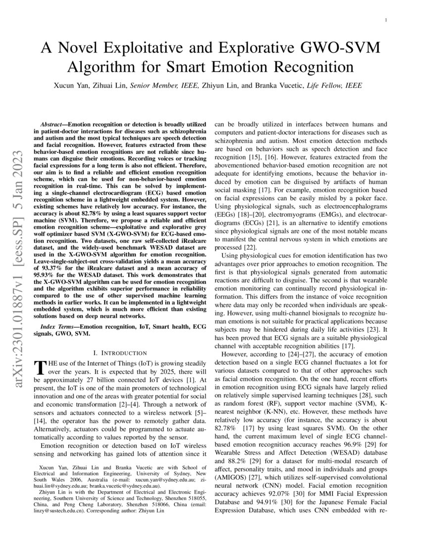 A Novel Exploitative and Explorative GWOSVM Algorithm for Smart