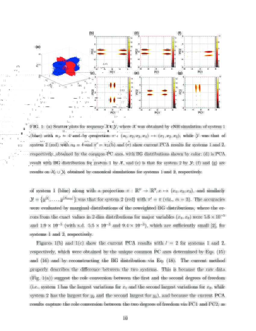 Analysis of multiple data sequences with different distributions