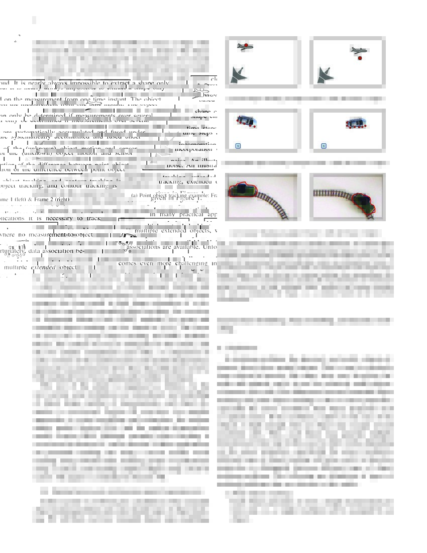 Extended Object Tracking Introduction, Overview and Applications DeepAI