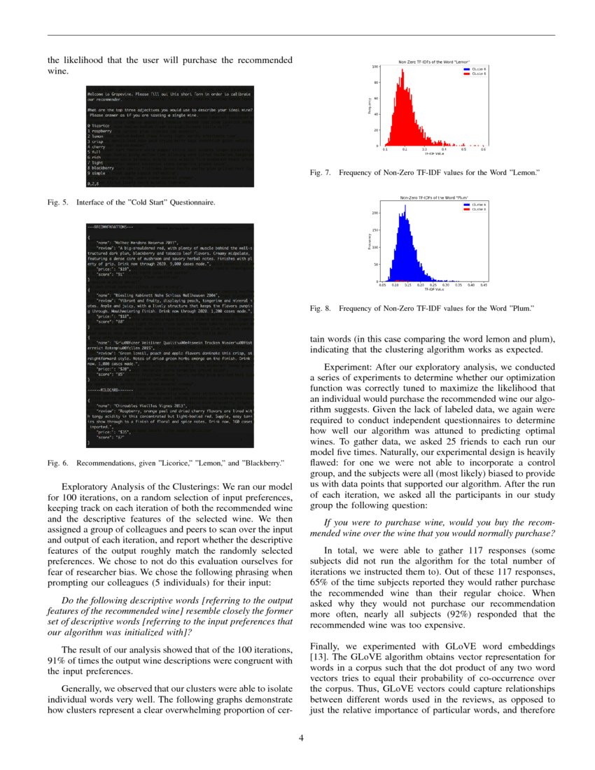 Grapevine A Wine Prediction Algorithm Using Multidimensional