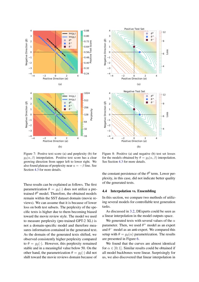 Linear Interpolation In Parameter Space is Good Enough for