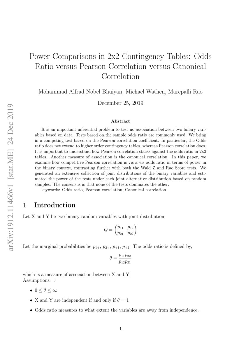 2x2 Contingency Table Calculator Odds Ratio Pictures New Idea