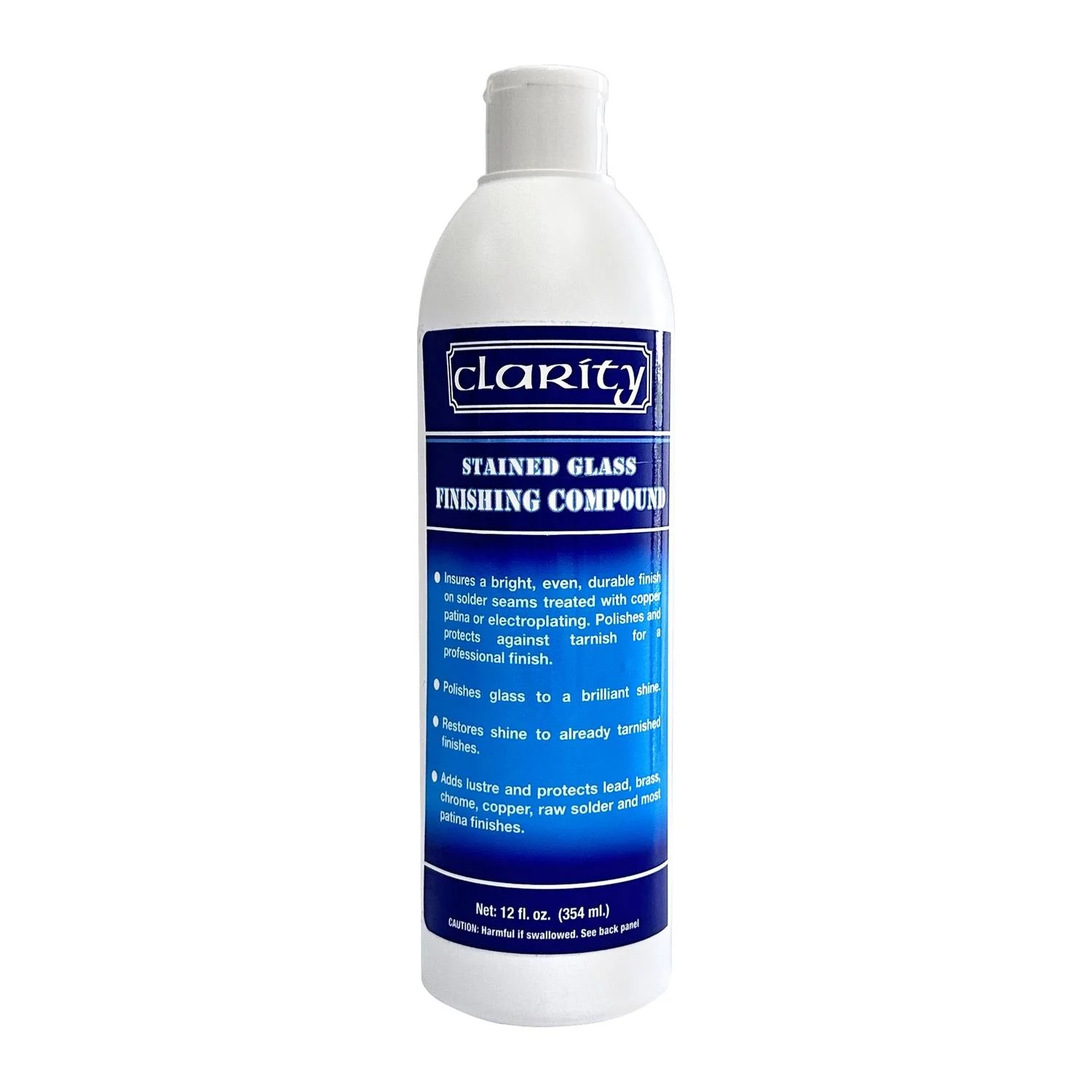 Stained Glass Finishing Compound 12 Oz Flux Chemicals