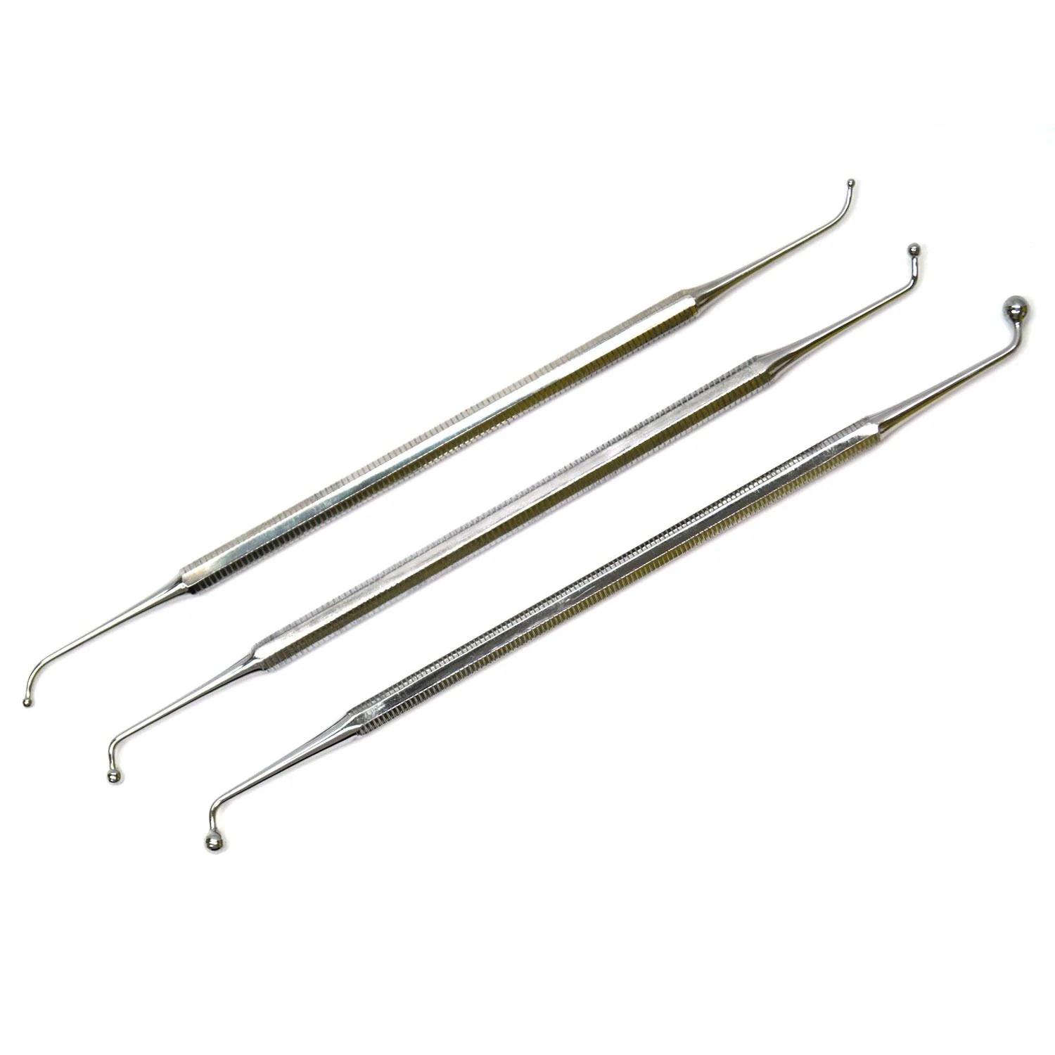 3 Piece Stainless Steel Burnisher Set Finishing Supplies Delphi Glass