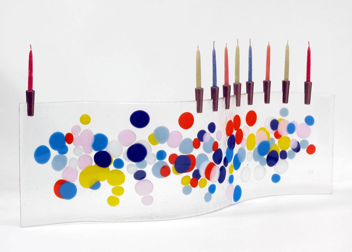 Free Modern Fused Menorah Project Guide Fusing Delphi Glass