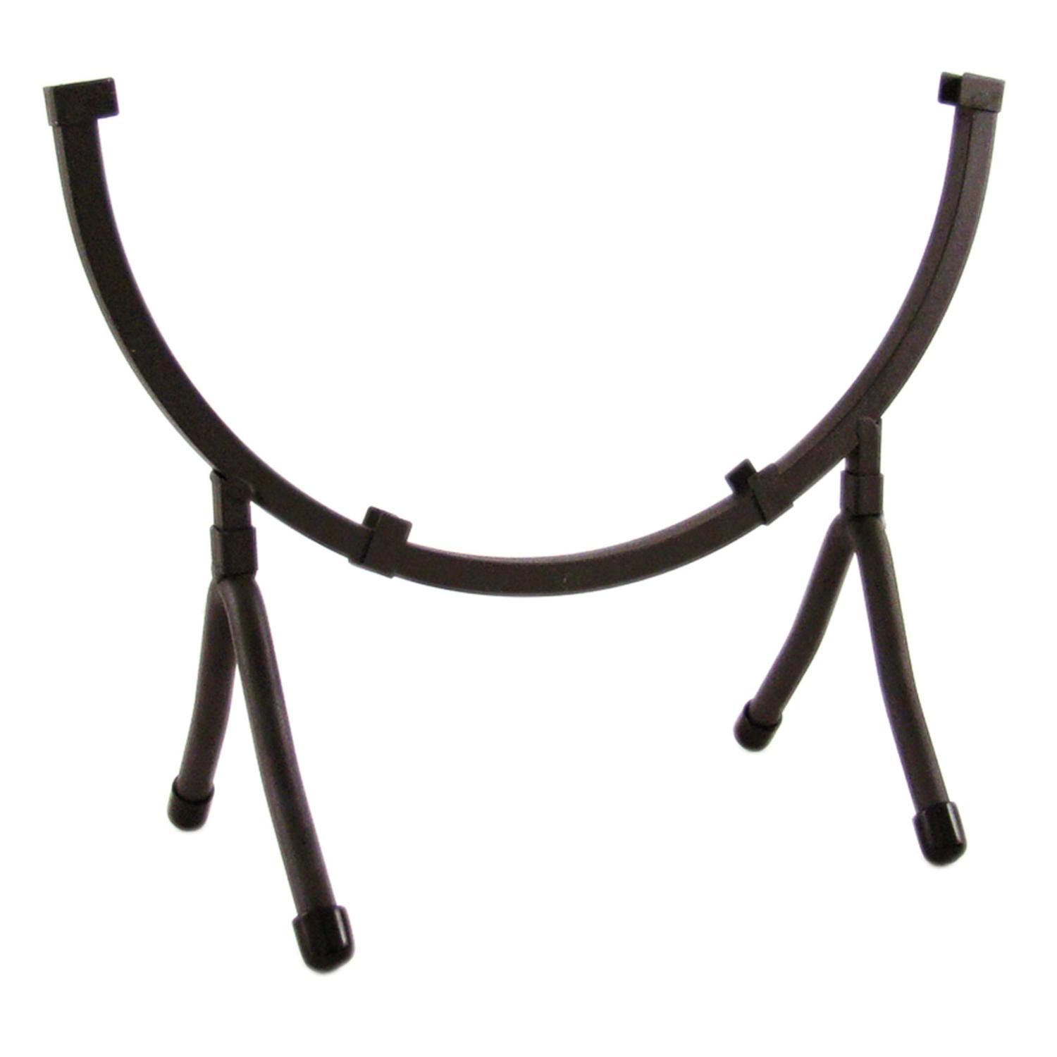 10" Round Black Iron Art Holder Table Wall Display