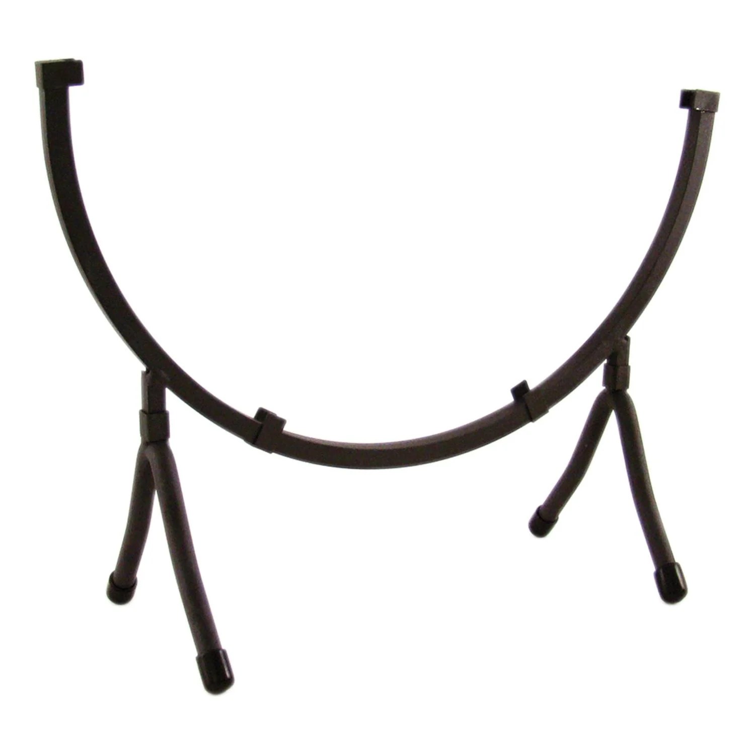 12" Round Black Iron Art Holder Table Wall Display