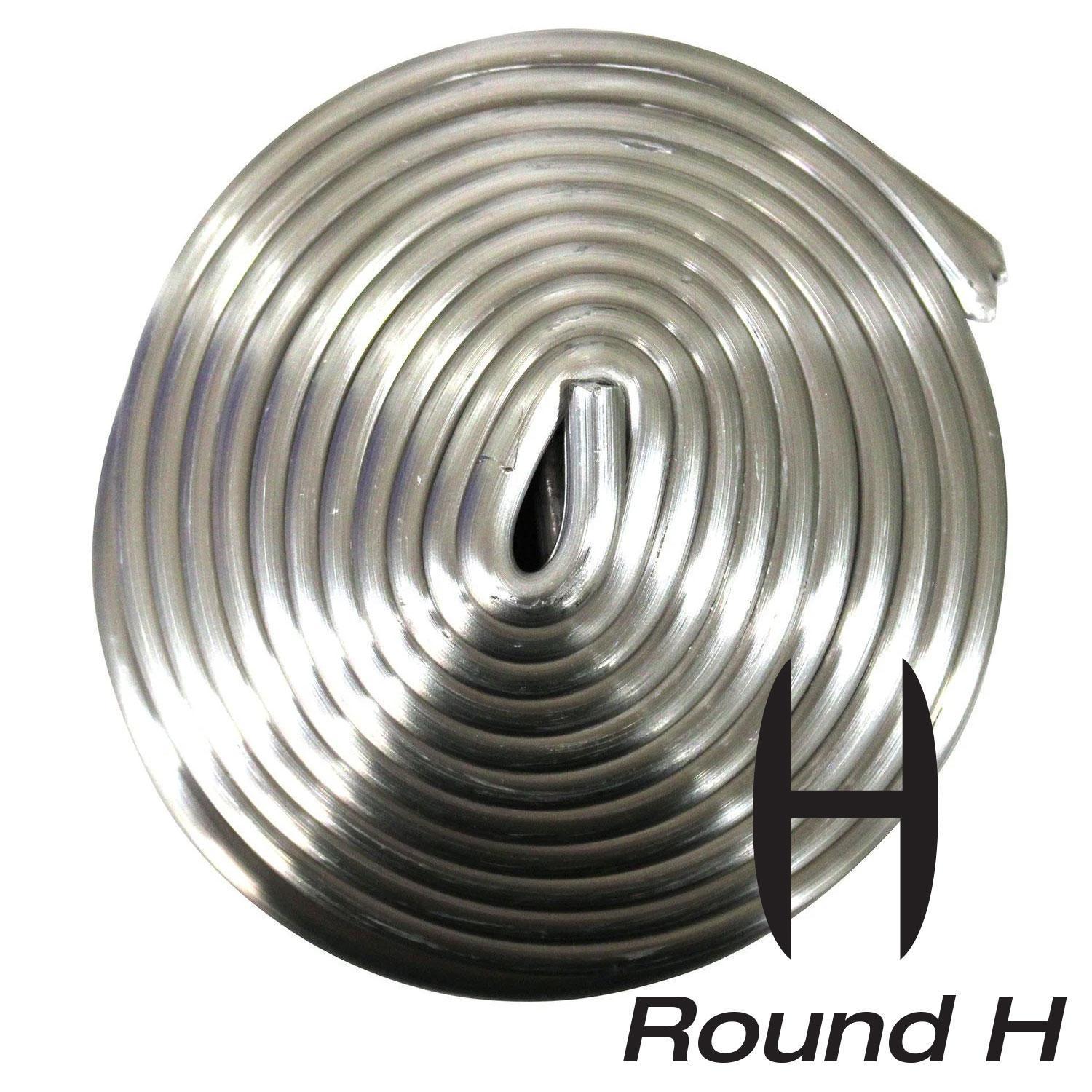 7/32" Round H Lead Came (Rolled & Bagged) Delphi Glass