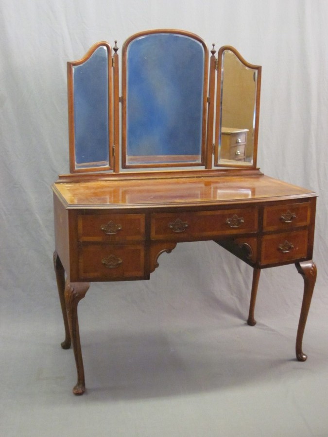 Queen Anne Dressing Table PDF Woodworking