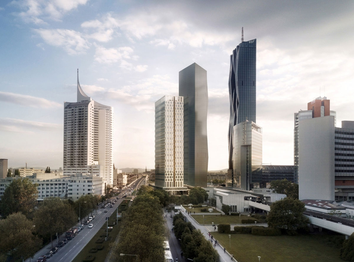 DonauCity Vor Tower 2 kommt Tower 3 Stadtentwicklung derStandard