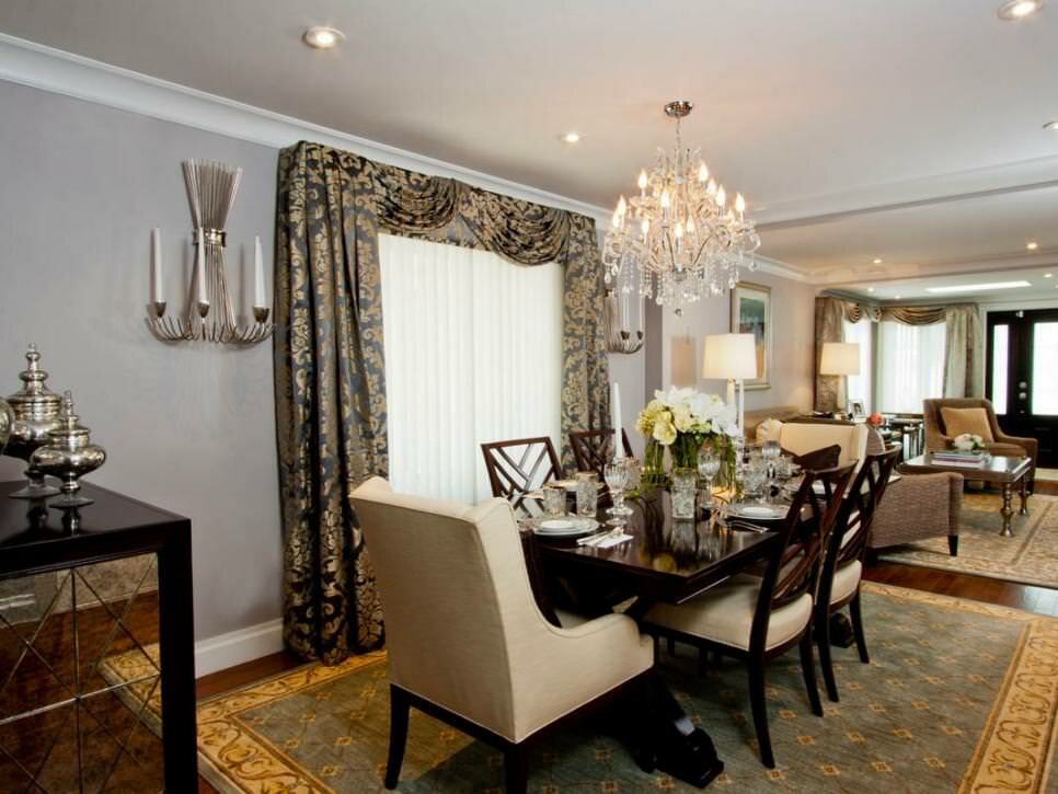 23+ Transitional Dining Room Designs, Decorating Ideas Design Trends