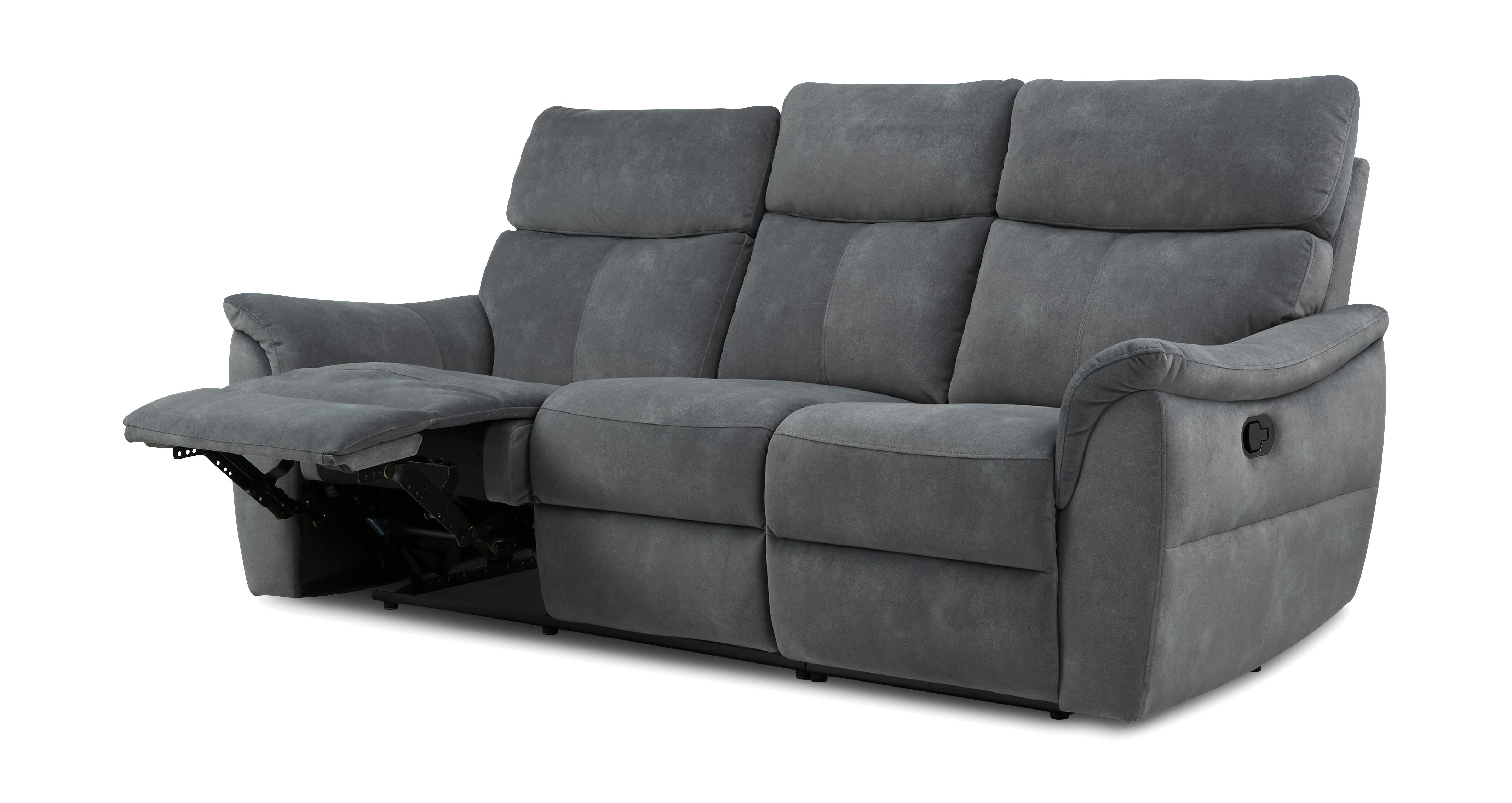 Iver 3 Seater Manual Recliner DFS