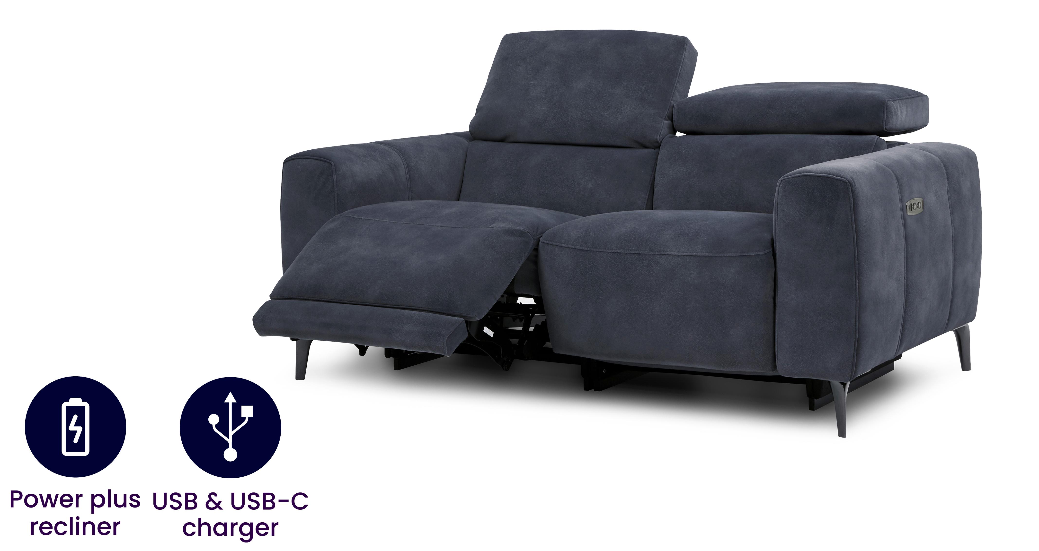 Jagger 2 Seater Power Plus Recliner DFS