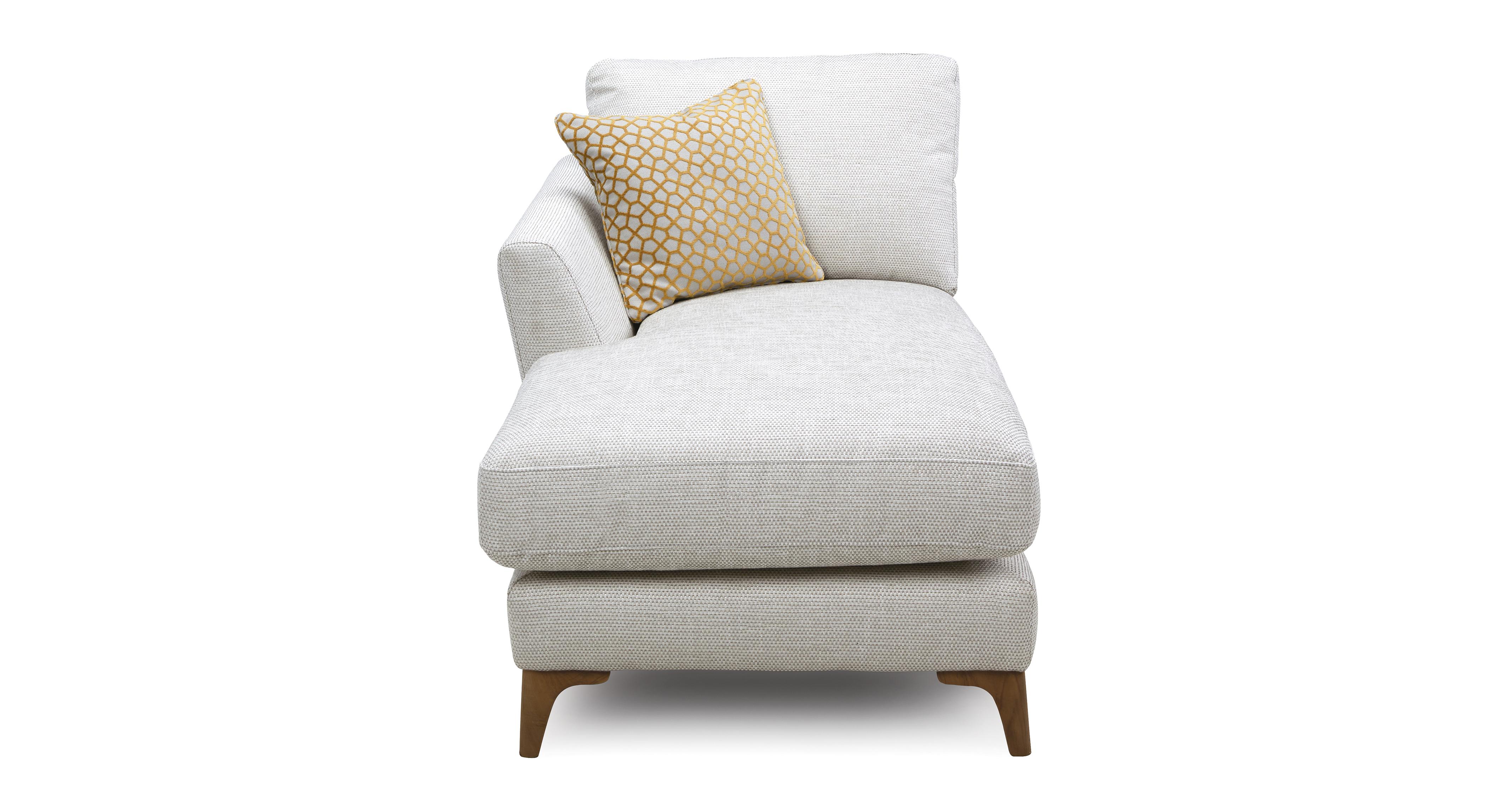 Libby Plain Left Hand Facing Arm Chaise Unit DFS