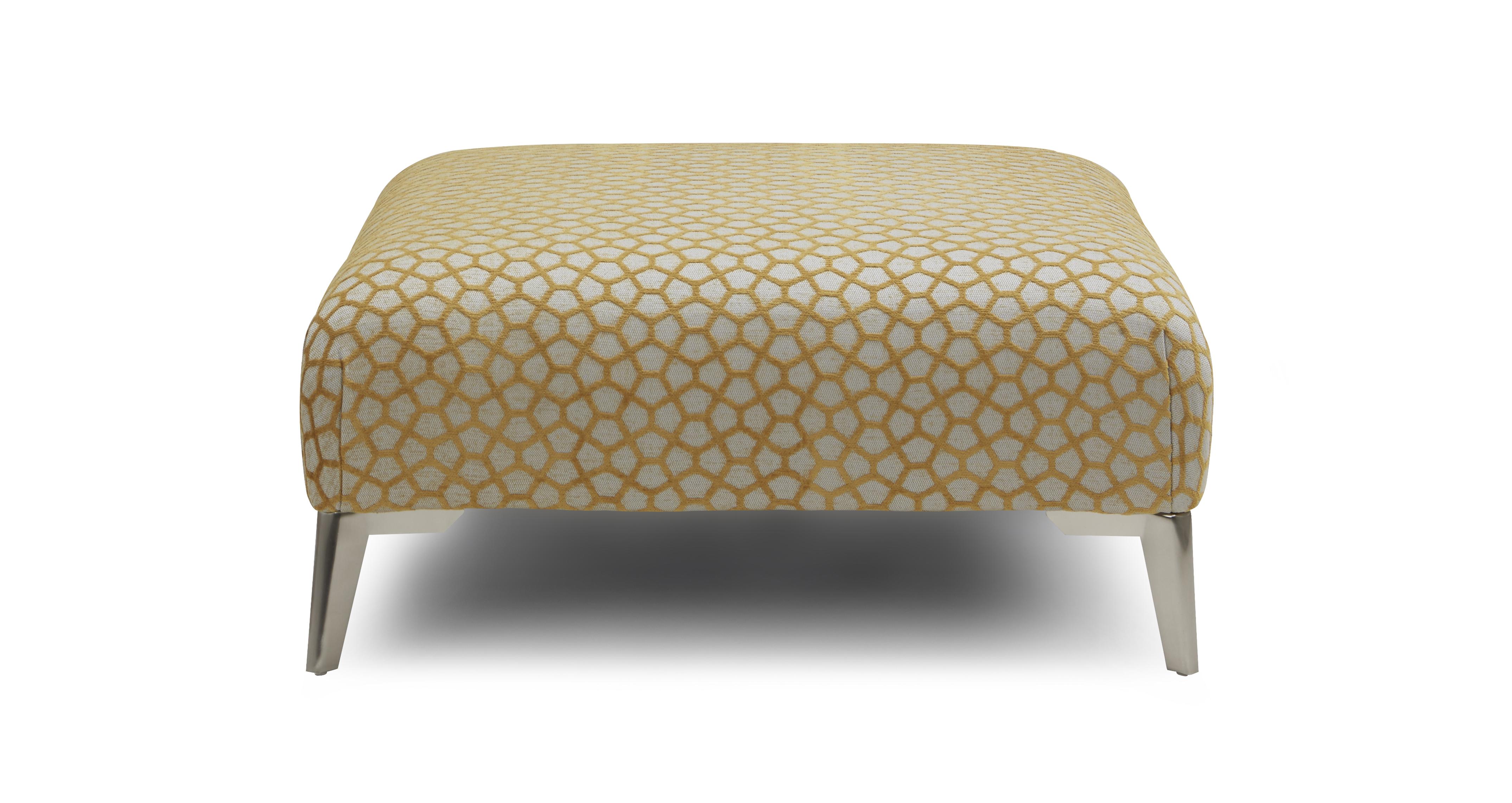 Libby Pattern Banquette Footstool DFS